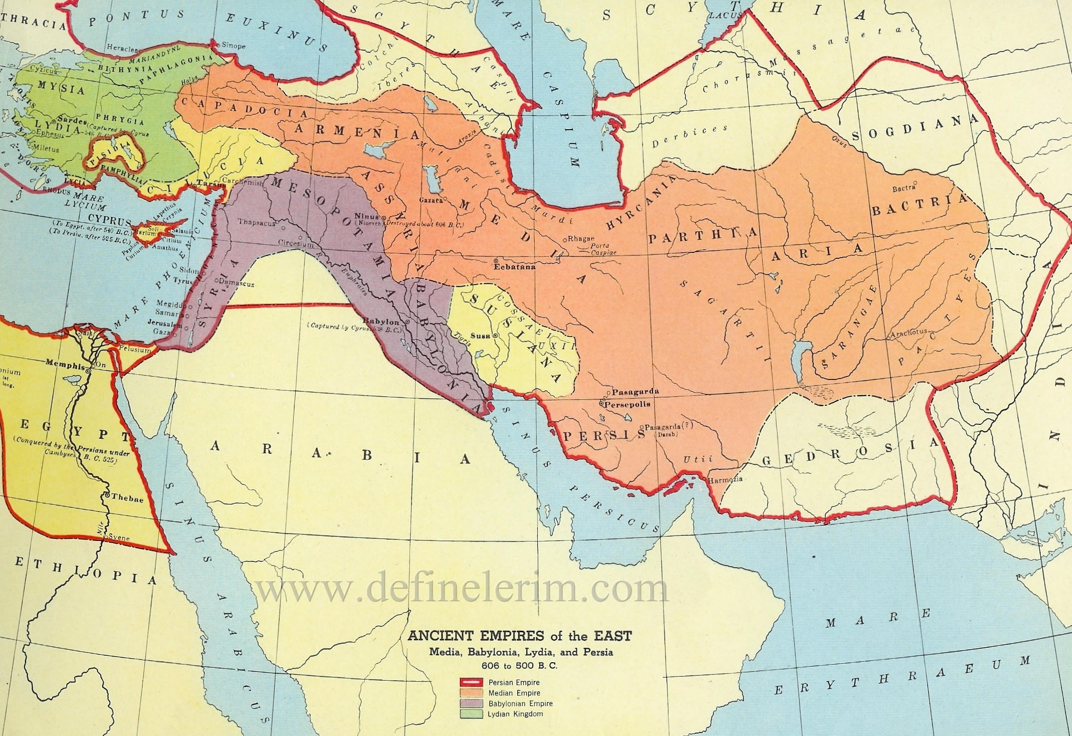 Map Ancient Mesopotamia 